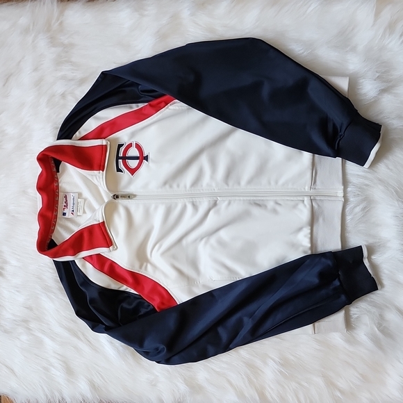 Minnesota Twins Collection Jackets & Blazers - MINNESOTA TWINS AUTHENTIC COLLECTION WOMENS BOMBER jacket size large